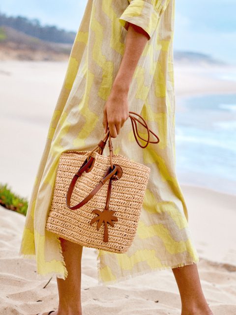 Nákupné Tašky Parfois Straw Tote With Pendant Damske Hnede | SK-QJ0681957