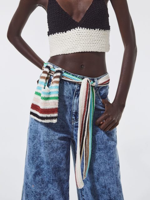 Opasky Parfois Crochet With Removable Bag Damske Viacfarebný | SK-JT9750286