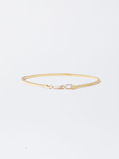 Opasky Parfois Metal Stretch Damske Zlate | SK-IE4095316
