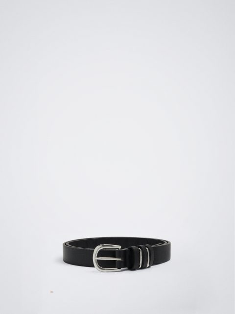 Opasky Parfois Plain With Prackou Damske Čierne | SK-QK5816394