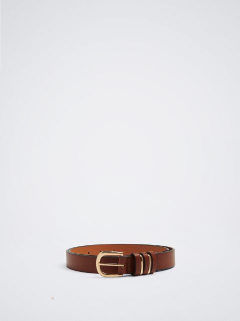 Opasky Parfois Plain With Prackou Damske Hnede | SK-ZC6315204