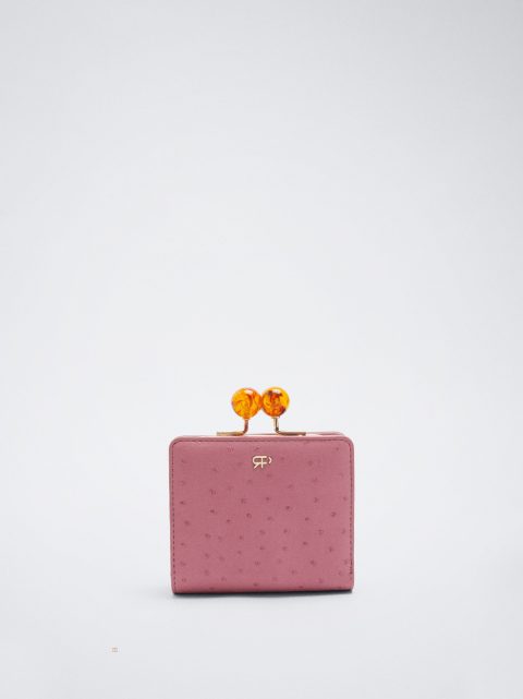 Penazenky Parfois Embossed Damske Ruzove | SK-AF4682019