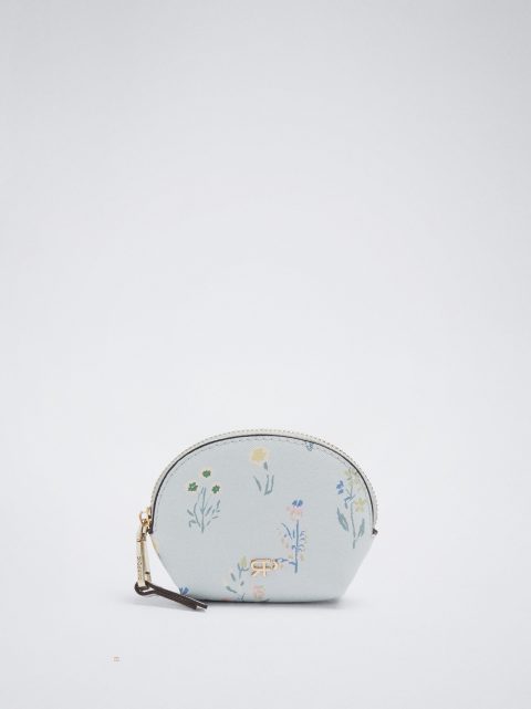 Penazenky Parfois Floral Print Coin Damske Modre | SK-EM4018372