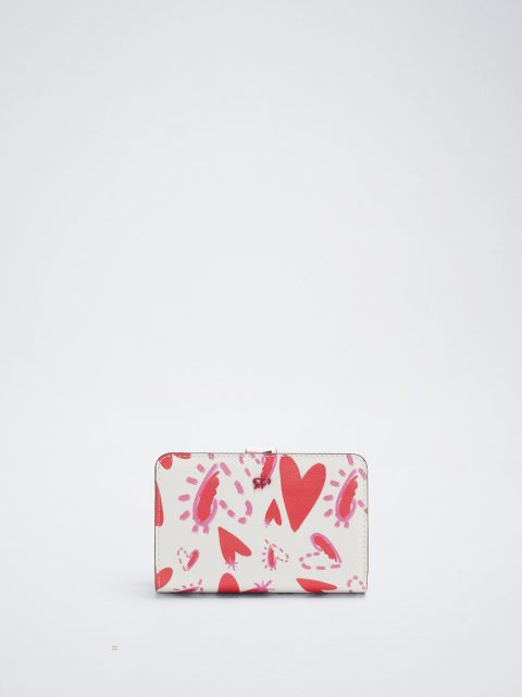 Penazenky Parfois Heart Print Damske Červené | SK-NL5810274