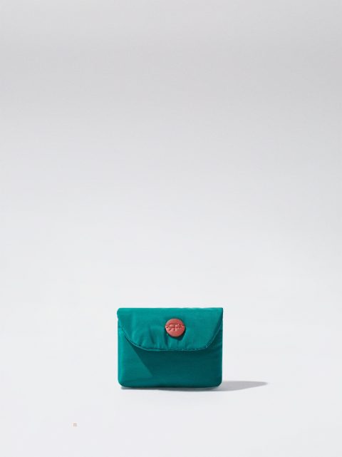 Penazenky Parfois Nylon Coin Damske Zelene | SK-LX6401835
