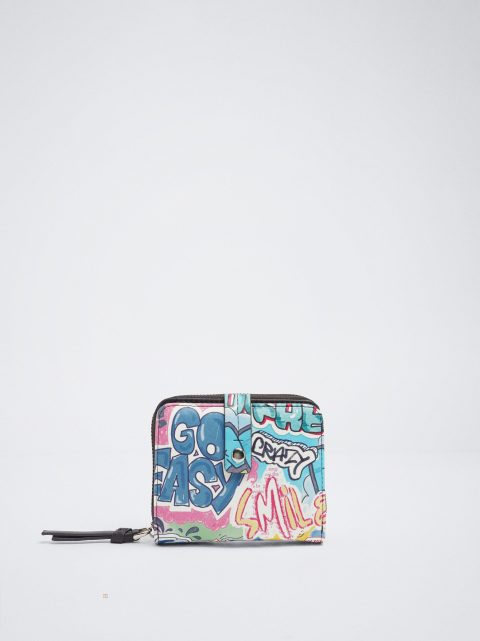 Penazenky Parfois Printed Coin Damske Modre | SK-PO1908245