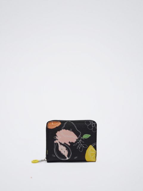 Penazenky Parfois Printed Damske Čierne | SK-DJ8125974