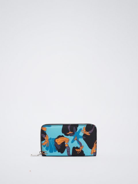 Penazenky Parfois Printed Nylon Damske Modre | SK-TL8265913