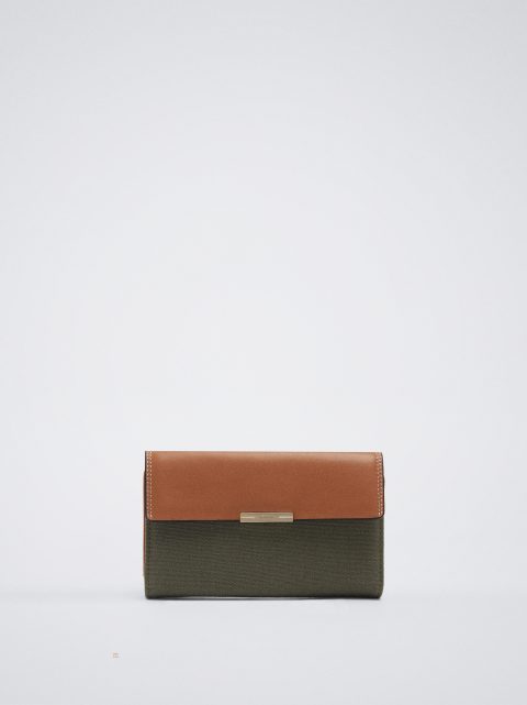 Penazenky Parfois Wallet With Cell Phone Pocket Damske Hnedožltý | SK-DW2845793