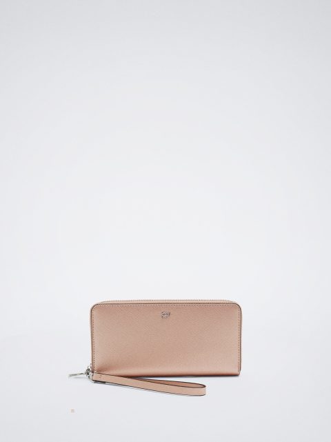 Penazenky Parfois Wallet With Hand Remienkove Damske Ruzove Zlate | SK-VX2769143