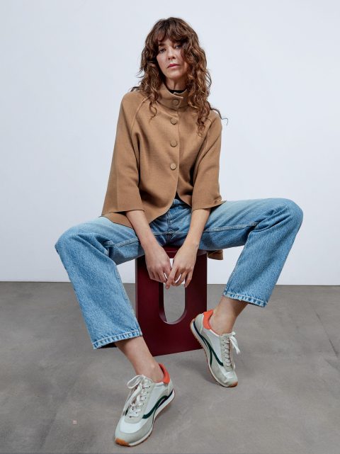 Pončá Parfois Knit With High Neck Damske Hnede | SK-PH2864701