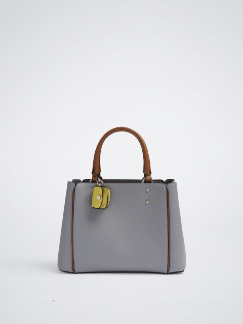 Prenosná Taška Parfois Tote Bag With Pendant Damske Modre | SK-EI1268970