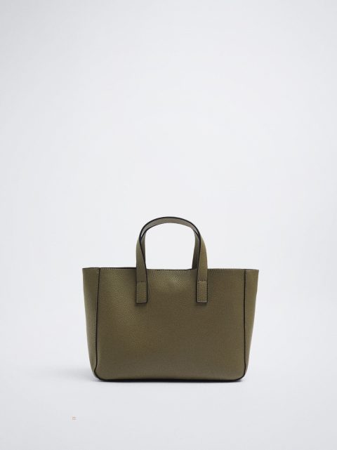 Prenosná Taška Parfois Tote Bag With Removable Interior Damske Hnedožltý | SK-GE2841506
