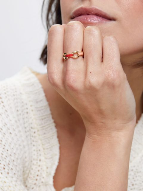 Prstene Parfois Enamel Damske Viacfarebný | SK-LT4276358