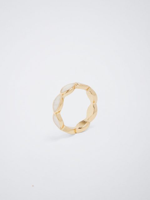 Prstene Parfois Enamel Damske Zlate | SK-ZS8256439