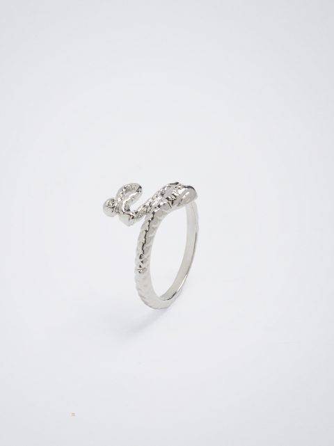 Prstene Parfois Golden Snake Damske Strieborne | SK-OW7906524