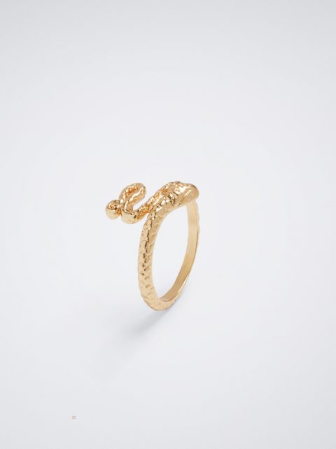 Prstene Parfois Golden Snake Damske Zlate | SK-UM4071625