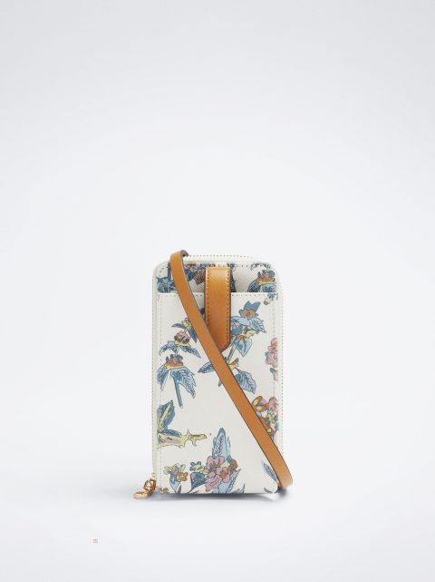 Puzdro na Mobil Parfois Floral Print Mobile Damske Modre | SK-HM3145986