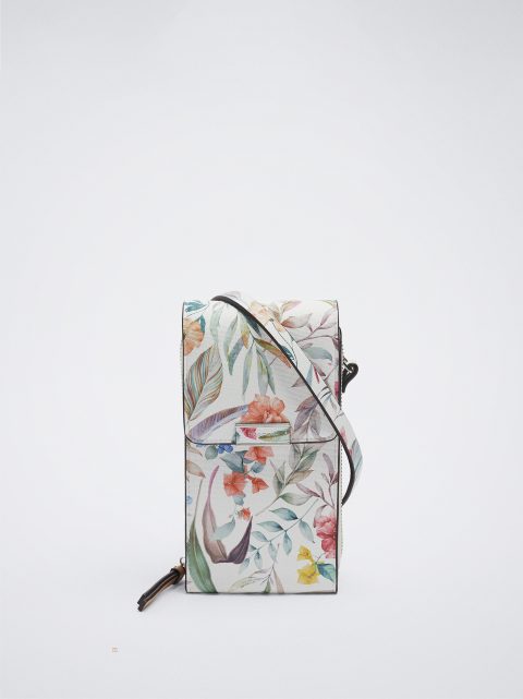 Puzdro na Mobil Parfois Floral Print Mobile Damske Koralove | SK-RD0792541