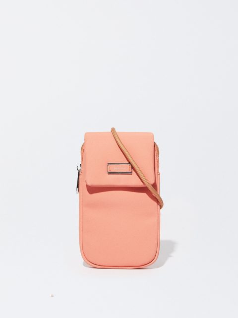 Puzdro na Mobil Parfois Nylon-Effect Mobile Damske Koralove | SK-KA9385260