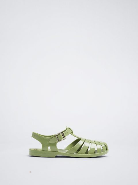 Sandále Parfois Jelly Damske Zelene | SK-LM3645027
