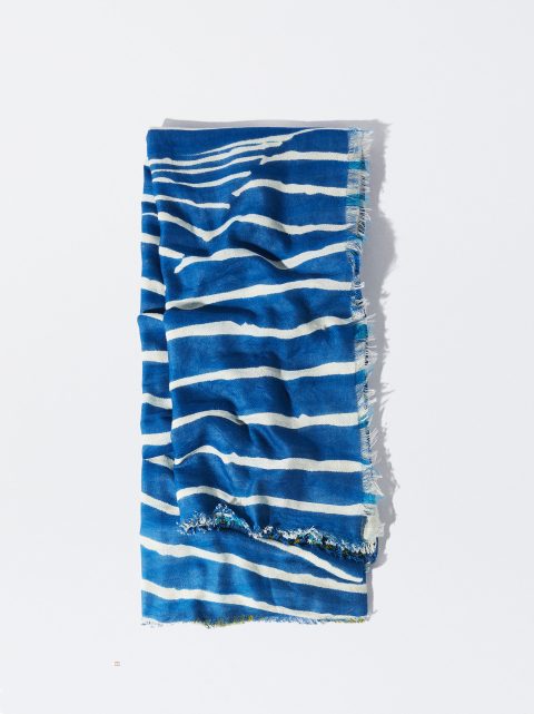 Satky Parfois Bavlnene Printed Damske Modre | SK-ZK5436081