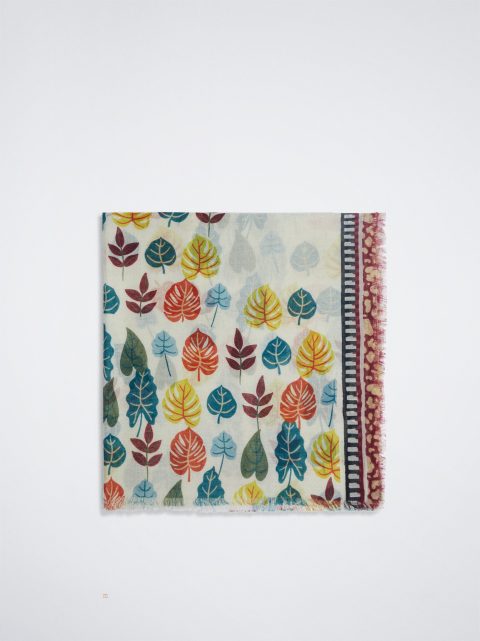 Satky Parfois Leaf Printed Damske Viacfarebný | SK-VO3109852
