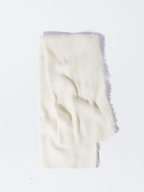 Satky Parfois Lyocell Pashmina Damske Biele | SK-PO1637042