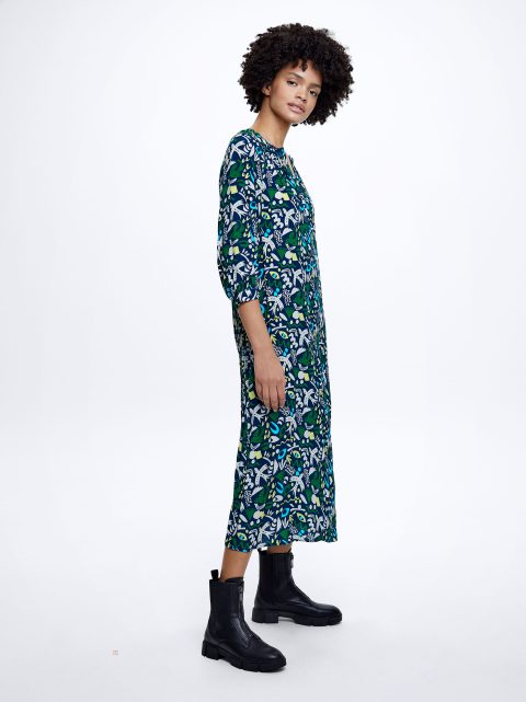 Saty Parfois Printed Midi Damske Viacfarebný | SK-QO2463580