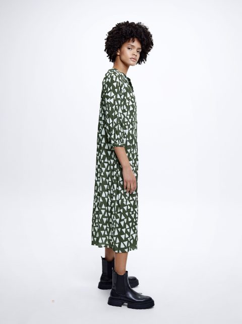 Saty Parfois Printed Midi Damske Viacfarebný | SK-XA4635791