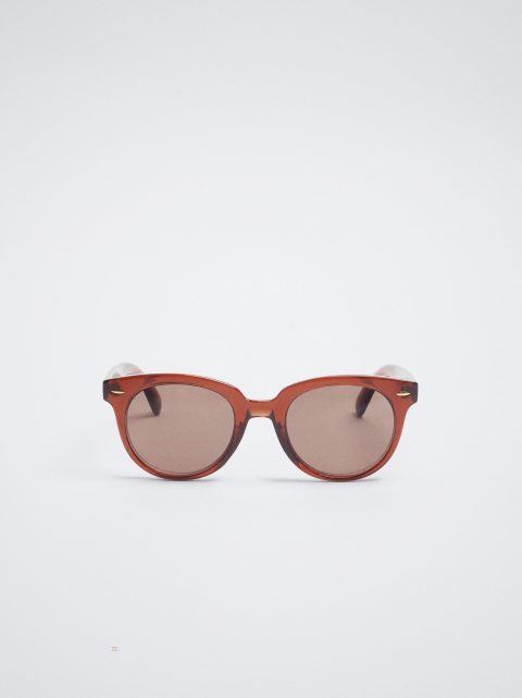 Slnecne Okuliare Parfois Round Damske Hnede | SK-WV9017385