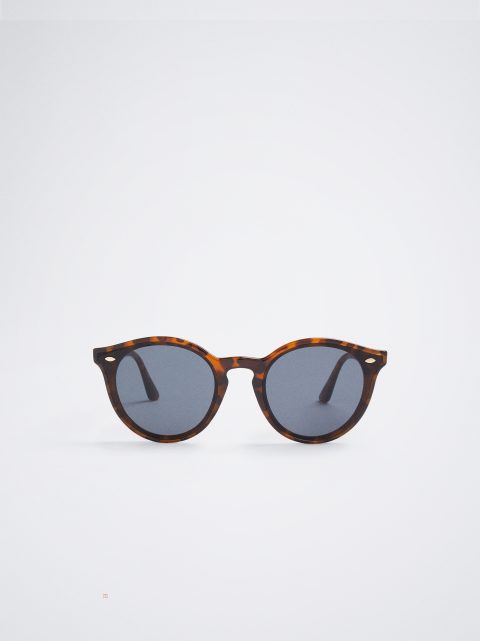 Slnecne Okuliare Parfois Round Tortoiseshell Damske Hnede | SK-GC3782549