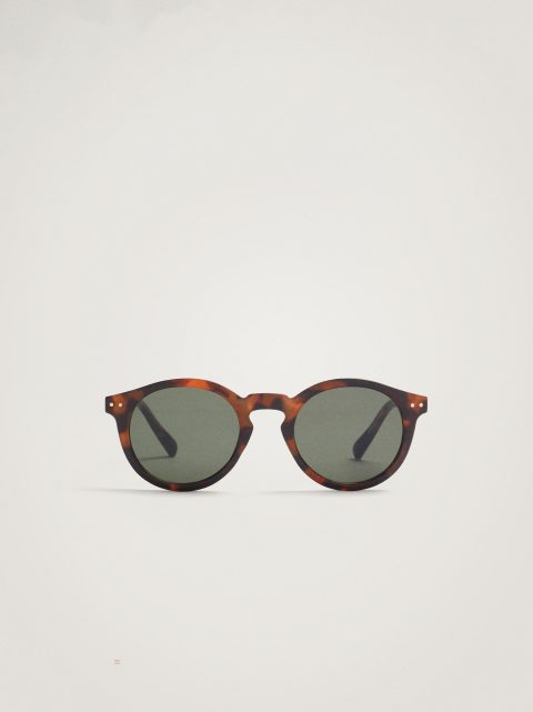 Slnecne Okuliare Parfois Round Tortoiseshell Damske Hnede | SK-RH2174639