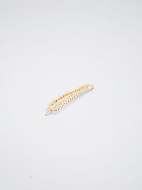 Sponky Do Vlasov Parfois Brooch With Pearls Damske Biele | SK-VR2879431