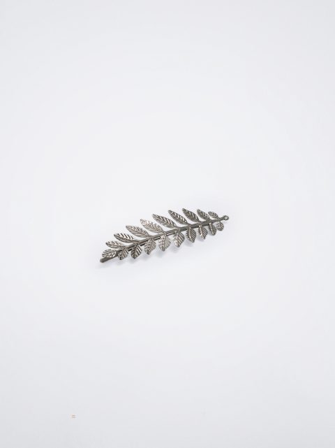 Sponky Do Vlasov Parfois Leaf Hair Pin Damske Strieborne | SK-JW9652473