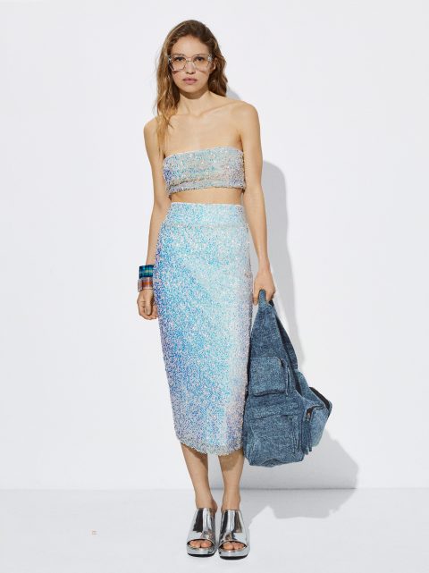 Sukne Parfois Midi With Sequins Damske Viacfarebný | SK-DW8064912