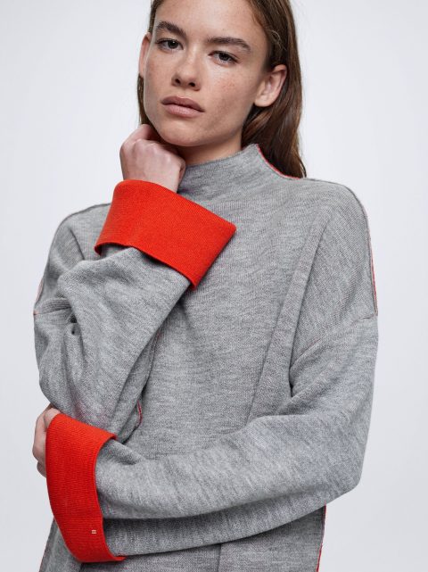 Svetre Parfois High-Neck Knit Damske Viacfarebný | SK-UN6081342