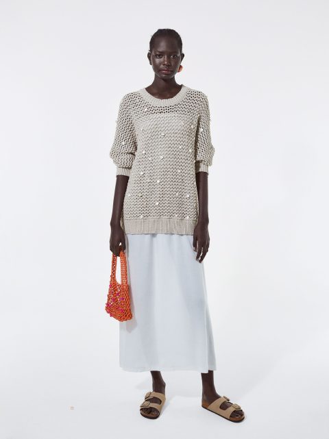 Svetre Parfois Knit With Sequins Damske Siva | SK-ZN5396071