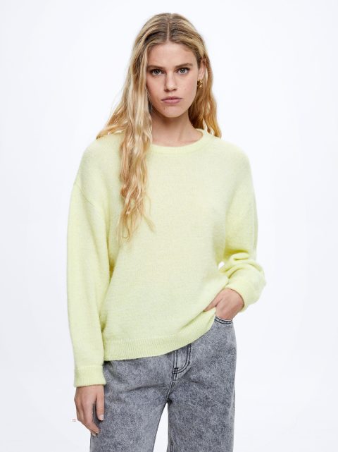 Svetre Parfois Knit With Vlna Damske Žlté | SK-IR5481276