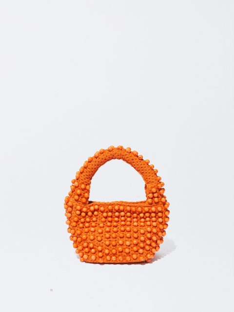 Taška Cez Rameno Parfois Beaded Clutch Damske Oranžové | SK-MG4201793