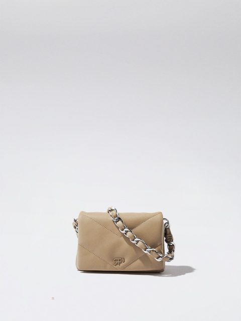 Taška Cez Rameno Parfois Mini With Robustný Chain Damske Hnede | SK-AK9753821