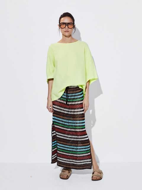 Tricko Parfois Bavlnene Textured Damske Zelene | SK-LX5027693
